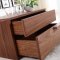 Dolce Set of 2 Nightstands in Walnut by Casabianca