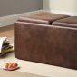 Claire 469NF Storage Ottoman by Homelegance w/2 Stools & Trays