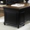 St. Ives Jr Executive Desk 260-HOJ in Chocolate & Cherry Finish