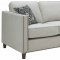 Coltrane Sofa & Loveseat Set 506251 in Putty Fabric by Coaster