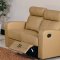 Slope Reclining Sofa by Beverly Hills in Taupe Leather Match