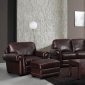 Leather Italia Dark Brown Yuma Sofa & Loveseat Set w/Options