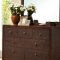 B201 Bedroom Set in Brown Cherry w/Options