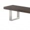 Block Dining Table in Grey Elm by J&M