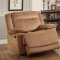 Wasola Motion Sofa 8414 in Brown Fabric by Homelegance w/Options