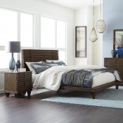 Ridgewood Bedroom 1600 in Dark Burnished Oak by Homelegance