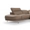 I730 Sectional Sofa in Light Grey Premium Leather by J&M