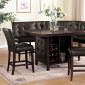 Bravo Dining Table 07250 in Espresso by Acme w/Options