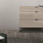 Vizzione Tall Dresser in High Gloss Gray by Casabianca