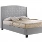 Lydia Bed in Gray Fabric by Modway