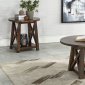 Kayson 3Pc Coffee & End Table Set 81235 in Walnut by Acme