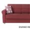 Divano Sofa Bed Convertible Choice of Color Fabric by Mobista