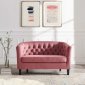 Prospect Loveseat & Chair Set Rose Velvet by Modway w/Options