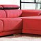 22313 Racer Red 2Pc Sectional Sofa in Fabric by Chelsea