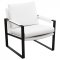 Rosalind Accent Chair Set of 2 903022 White Leatherette -Coaster