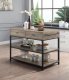 Macaria Kitchen Island AC00403 in Rustic Oak by Acme