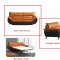 Leather Living Room with Sleeper Sofa