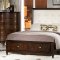 2125W Abramo Bedroom by Homelegance in Dark Cherry w/Options