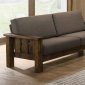 Laura Sofa CM6471 in Antique Oak & Rustic Brown w/Options