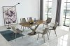 3311 Dining Table by ESF w/Marble Top & Optional 137 Chairs