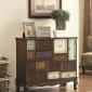 950327 Accent Cabinet in Brown by Coaster w/Mismatched Drawers