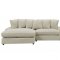 Blaine Sectional Sofa 509899 in Sand Corduroy by Coaster