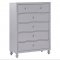 Wellsummer Bedroom Set 5Pc 1803GY in Gray by Homelegance