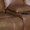 U7303C Motion Sectional Sofa in Walnut Leather Gel by Global