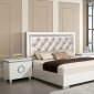 Vivaldi Bedroom 20240 in Royal White & Pearl PU by Acme