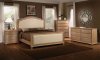 Aria Bedroom by Acme in White Washed Finish w/Options