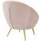 Circuit Accent Chair Set of 2 in Pink Velvet by Modway