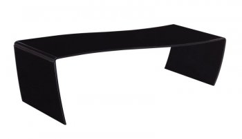 Black Glass Modern Elegant Coffee Table [GFCT-1056]