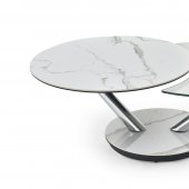 Moon Coffee Table by J&M w/Dual Top