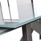 Zara Extendable Dining Table - Casabianca w/Light Gray Glass Top