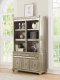 801974 Double Bookcase in Metallic Platinum by Coaster