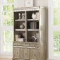 801974 Double Bookcase in Metallic Platinum by Coaster