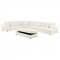 Emberson Sectional Sofa 4Pc 508851 in Ivory by Coaster w/Options