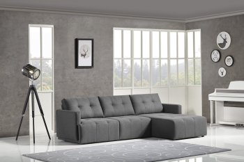 Colony Modular Sectional Sofa in Charcoal Fabric by NCFurniture [NFSS-U1800-Colony Test]