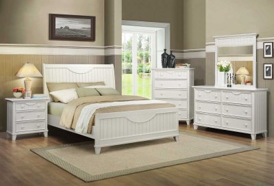 Alyssa 2136W Bedroom by Homelegance in White w/Options