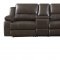 Channing Power Motion Sectional Sofa 650180 in Brown by Coaster