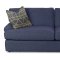 Adelyn Sofa & Loveseat D42800 in Dark Blue Fabric by Klaussner