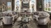 Versailles Velvet Sofa 56845 in Antique Platinum Finish by Acme