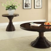 701738 3Pc Coffee Table Set in Nutmeg by Coaster