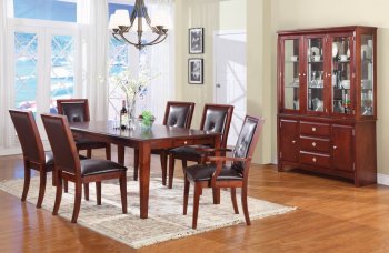 Cherry Finish Traditional 5Pc Dining Set w/Options [WDDS-954]