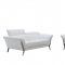 Ronen Sofa 3Pc Set in White Leather by VIG