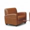 Dark Brown Leather Living Room Set