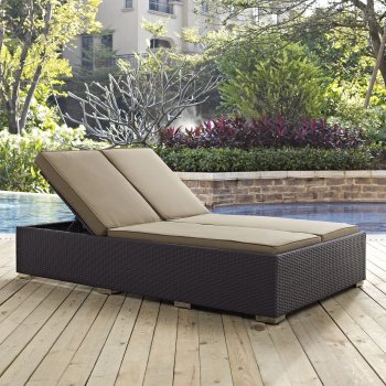 Convene Outdoor Patio Double Chaise 2177 Choice of Color- Modway [MWOUT-EEI-2177-Convene]