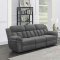 Bahrain Power Motion Sofa 609541P Charcoal by Coaster w/Options