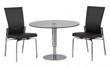 8129 Round Hi-Low Dining Table Chintaly w/Optional Molly Chairs [CYDS-8129-DT-Molly]