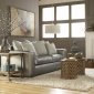 Graphite Polyester Microfiber Modern Sofa & Chair Set w/Options